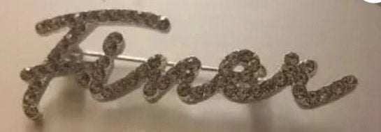 Finer Rhinestone Lapel Pin