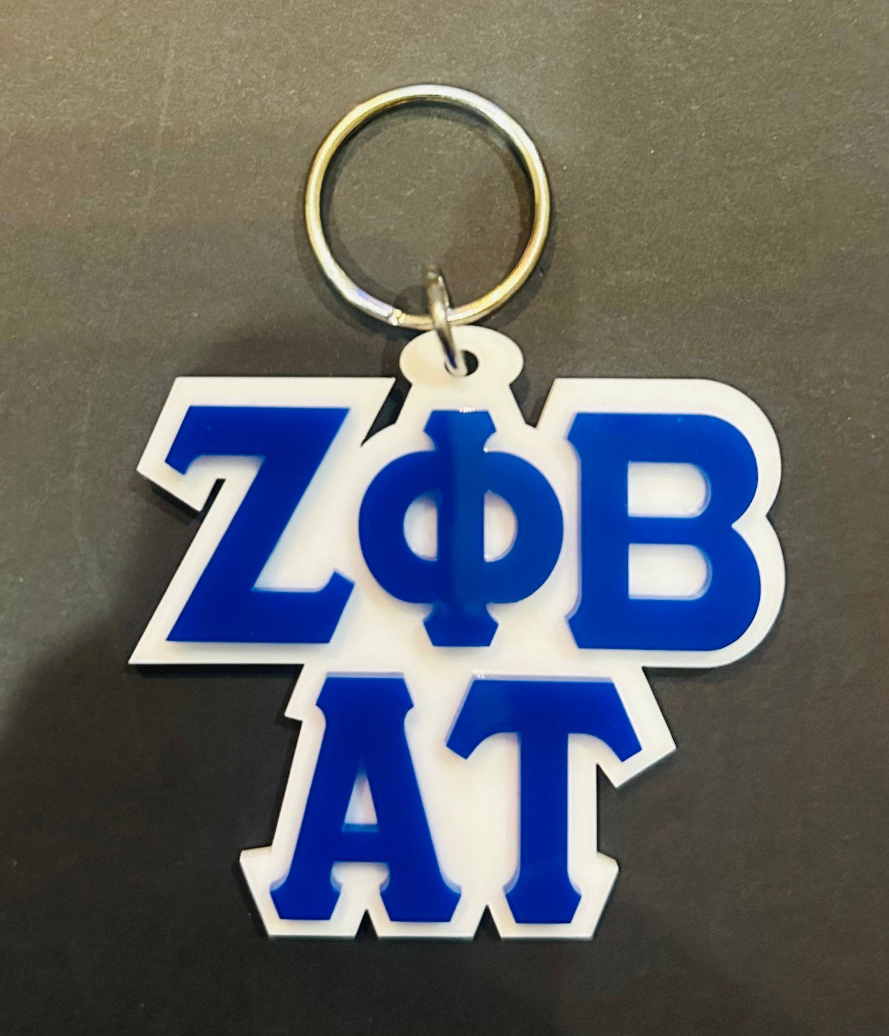 Beta Key Chain Zeta Phi Beta Custom Keychain – BSwish Custom