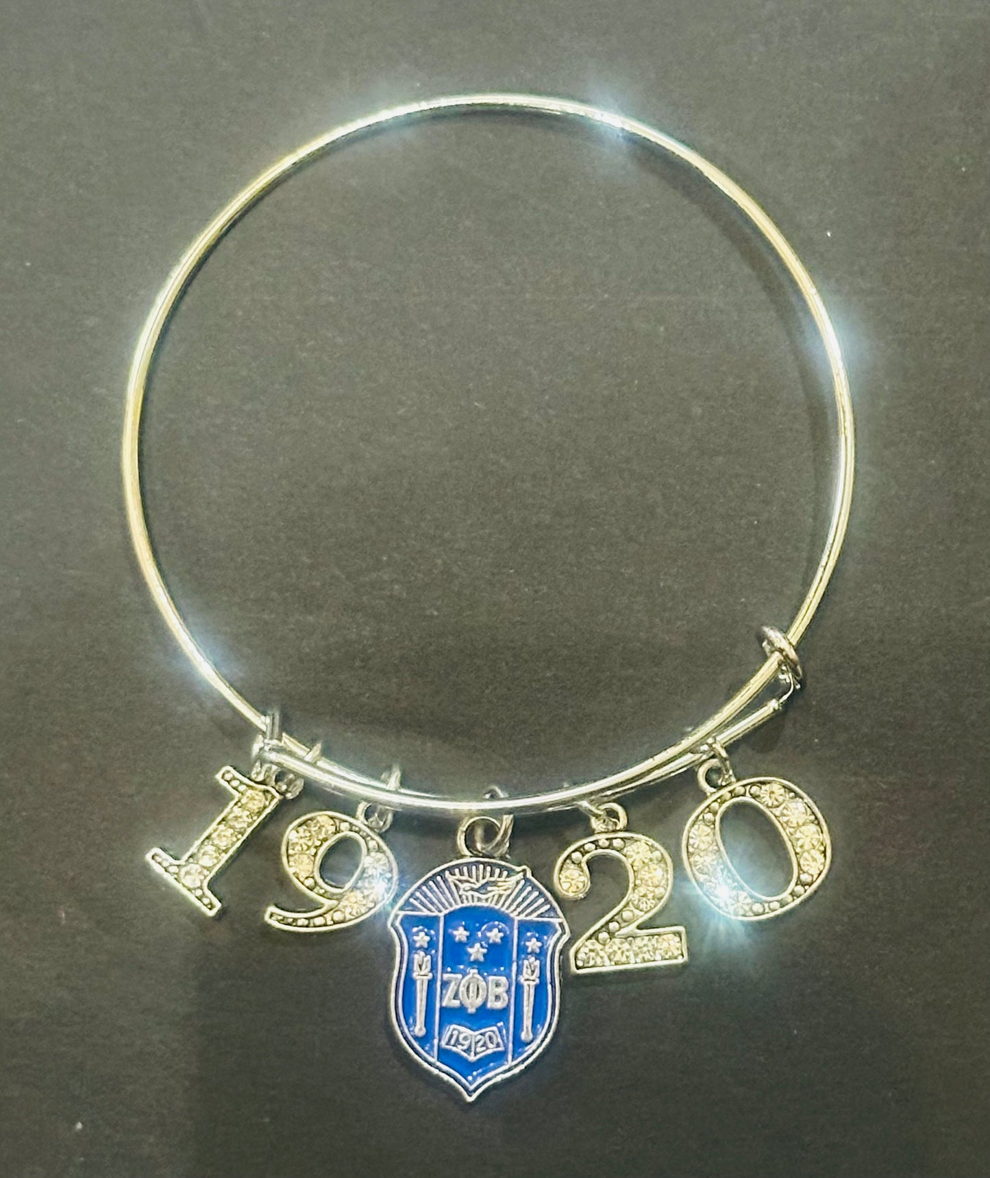 Zeta Phi Beta Charm Bracelet