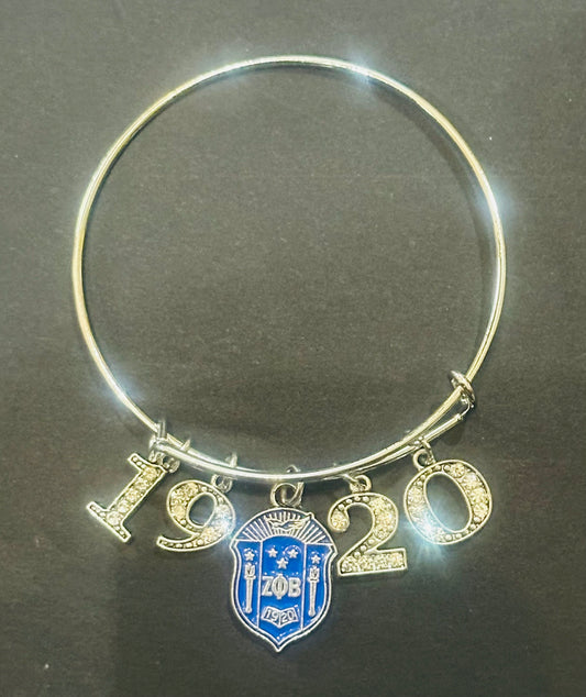 Zeta Phi Beta Charm Bracelet