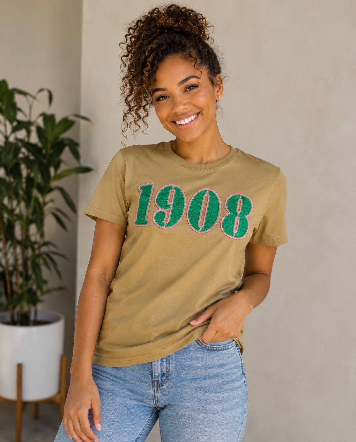 1908 Embroidered Chenille T-Shirts