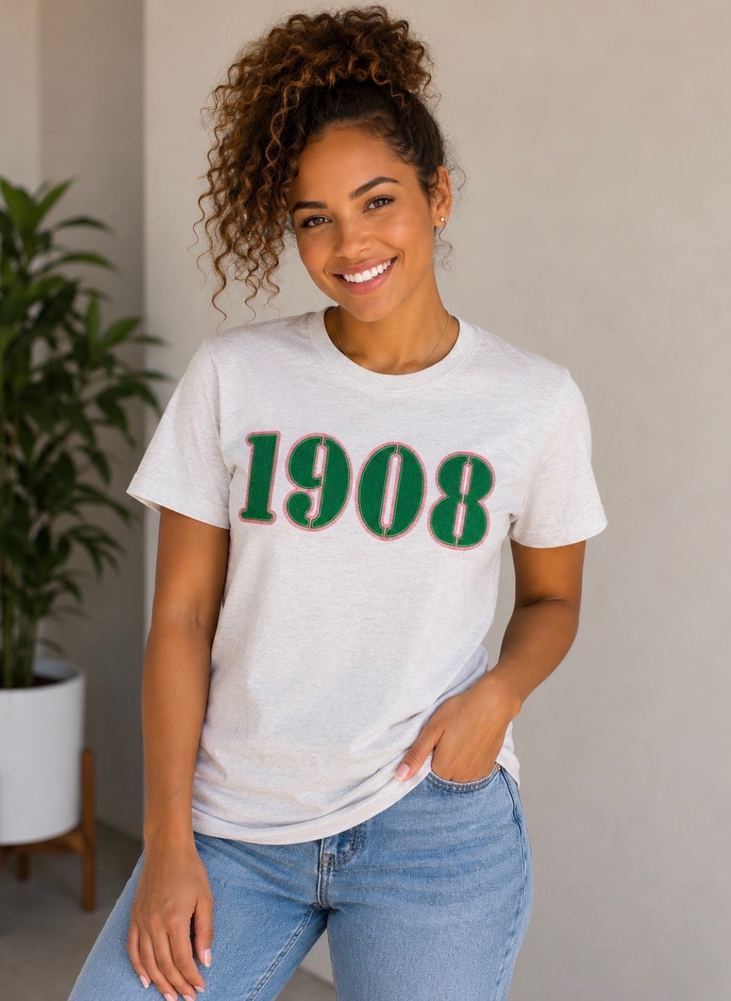 1908 Embroidered Chenille T-Shirts
