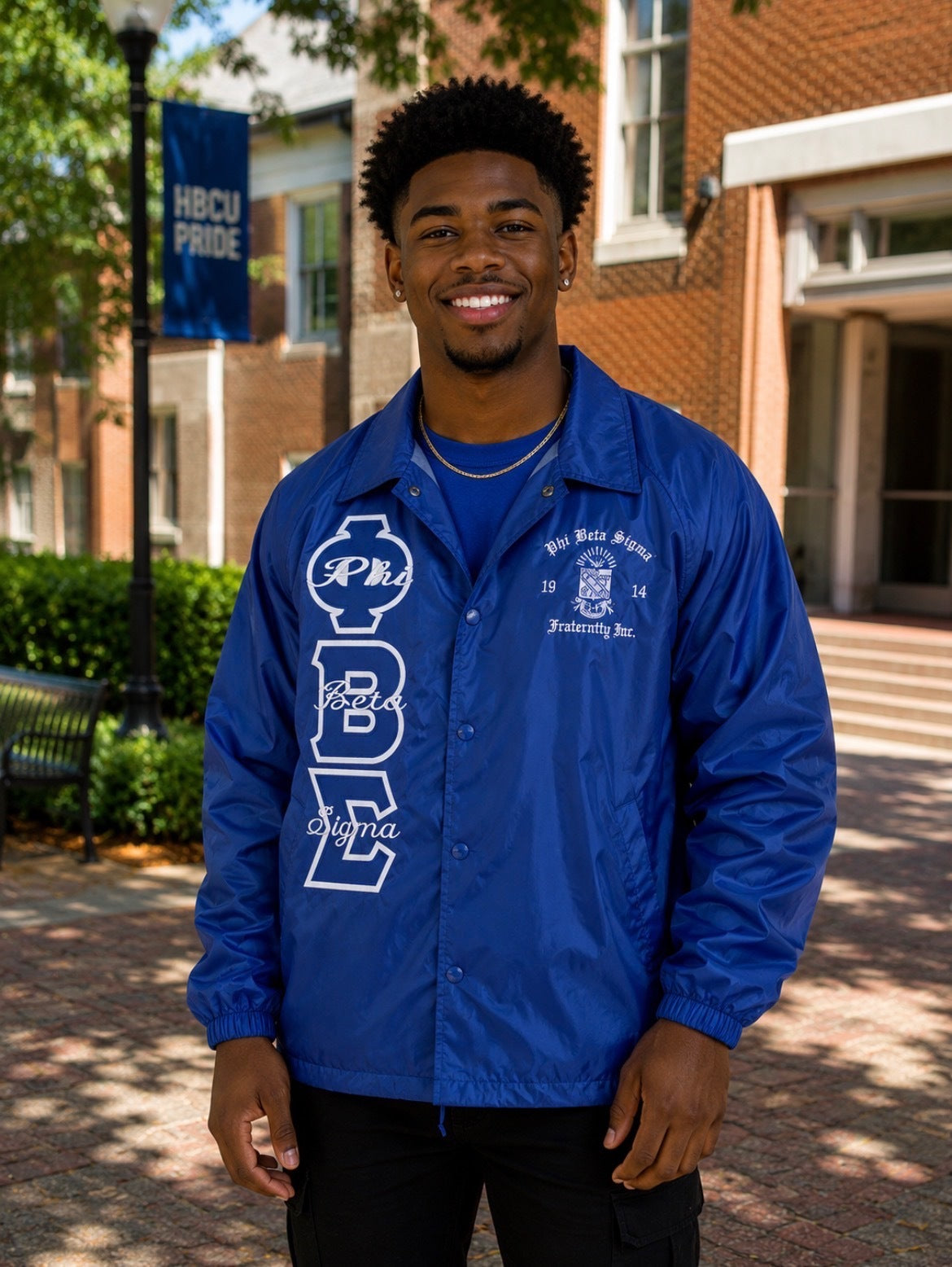 Phi Beta Sigma Royal Blue Coach Jacket