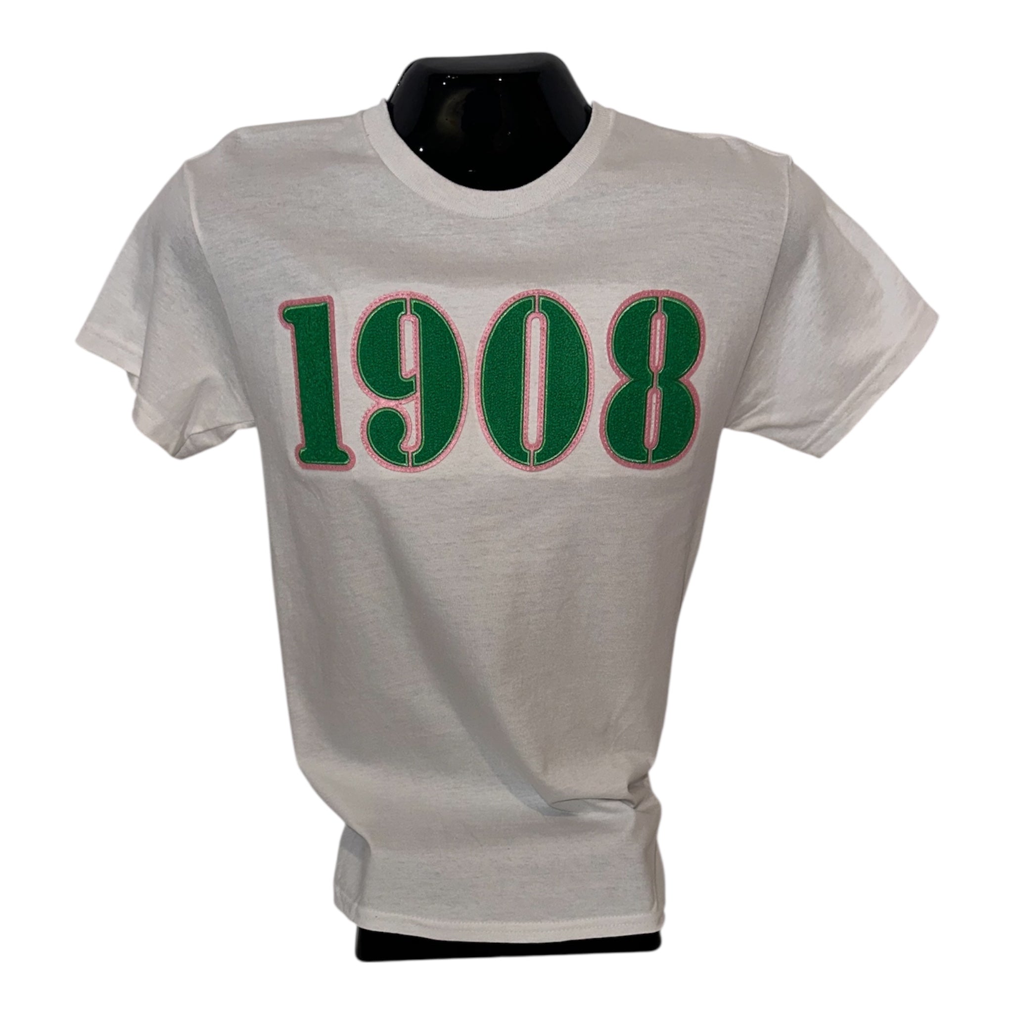 1908 Lettering Alpha Kappa Alpha 1908 TShirt Chenille Embroidered Lettering – BSwish ...