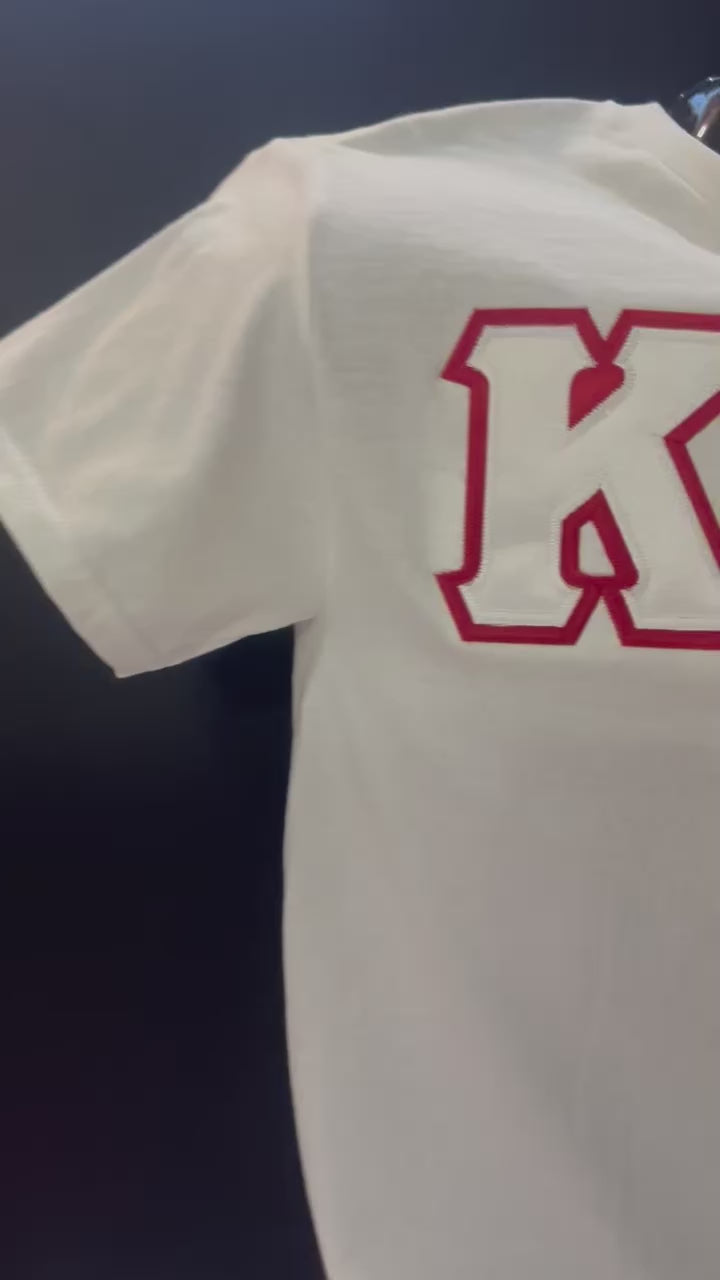 Kappa Alpha Psi T-Shirt Embroidered Applique Letters